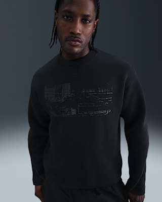 Мужские  Nike Tech Fleece Crew with Reflective Accents