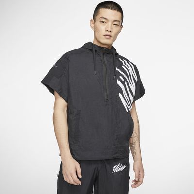 sweat capuche à manche courte zippé nike sweat capuche à manche courte zippé nike