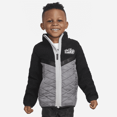 Nike Sherpa Fleece Jacket Little Boys' Water Resistant Sherpa Jacket