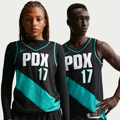 Shaedon Sharpe de los Portland Trail Blazers City Edition