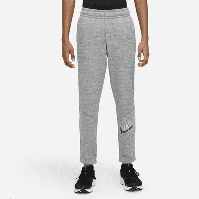 Nike Therma FIT Older Kids Boys Tapered Training Trousers. Nike IE