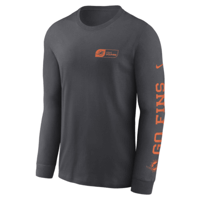 Miami Dolphins All Out Men's Nike NFL Long-Sleeve T-Shirt