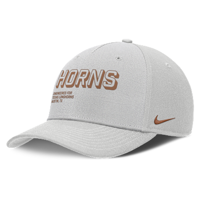 Gorra universitaria Nike ajustable para hombre Texas On-Field Primetime Rise