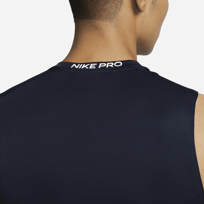 เสื้อฟิตเนสแขนกุดทรงรัดรูปผู้ชาย Dri-FIT Nike Pro