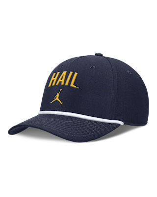 Мужские  Michigan Primetime Rise Campus Jordan Brand College Adjustable Hat