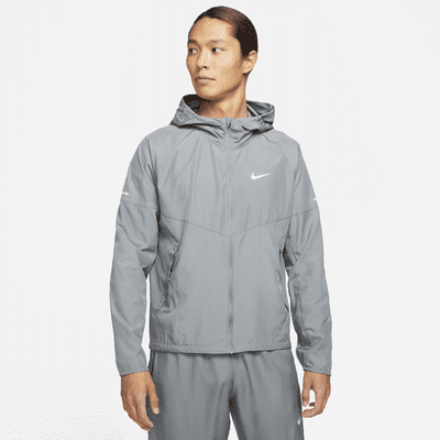 Nike | Jackets & Coats | Nike Wind Breaker Hooded Zip Up Jacket Coat Size M  Infared Neon Yellow Blue | Poshmark