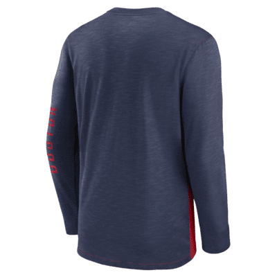 Nike Cooperstown Rewind Splitter (MLB Brooklyn Dodgers) Men's Long-Sleeve  T-Shirt