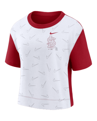 St. Louis Cardinals Toddler The Lineup V-Neck & Shorts Set - White/Red Size:3T