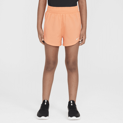 Nike One Older Kids' (Girls') Dri-FIT High-Waisted Woven Training Shorts