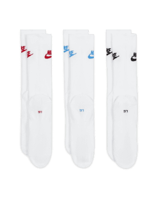 Nike Sportswear Everyday Essential Crew Socks (3 Pairs). Nike.com