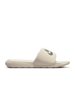 womens white nike slides