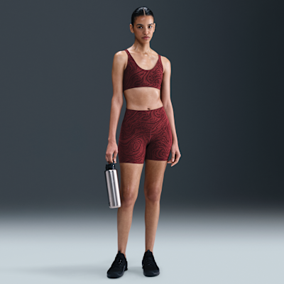 Bra deportivo estampado de baja sujeción con almohadillas para mujer Nike Zenvy