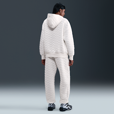 Felpa pullover ampia in jacquard con cappuccio Nike Sportswear Phoenix Fleece – Donna