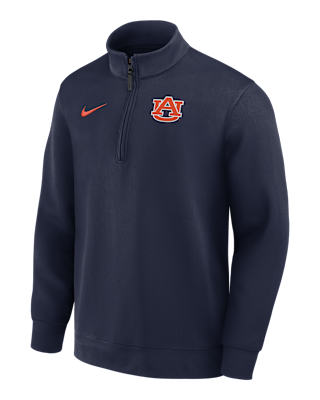 Мужские  Auburn Coaches Nike Dri-FIT College Long-Sleeve 1/2-Zip Top