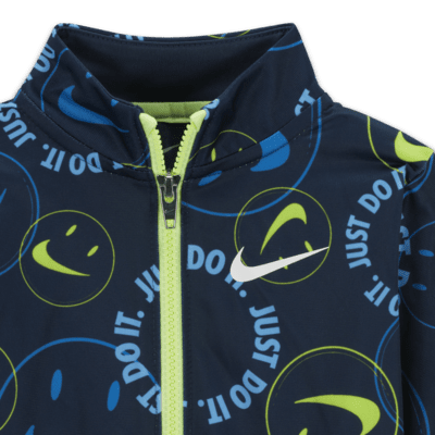 Nike Smiley Swoosh Printed Tricot Set Baby Tracksuit