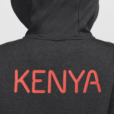 Sweat à capuche oversize à zip Nike Team Kenya Phoenix Fleece pour femme