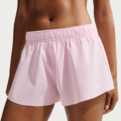 Shorts Repel de tiro medio de 8 cm con forro de ropa interior para mujer Nike One