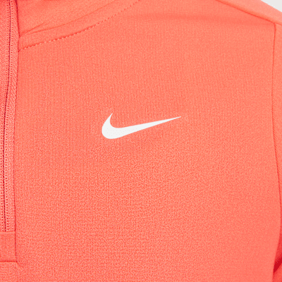 Haut à manches longues et 1/4 de zip Dri-FIT Nike pour fille