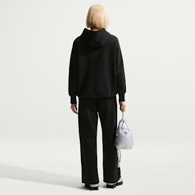 나이키 스포츠웨어 피닉스 플리스 여성 하이웨이스트 와이드 레그 로고 팬츠