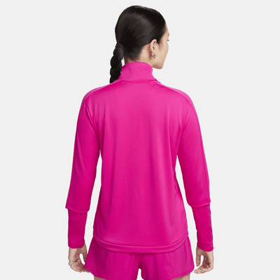 ナイキ Dri-FIT スウッシュ ウィメンズ 1/4ジップ ランニングトップ