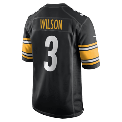 Jersey de fútbol americano Nike de la NFL Game para hombre Russell Wilson Pittsburgh Steelers