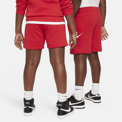 Shorts de French Terry para niños talla grande  (talla amplia) Nike Sportswear Club Fleece