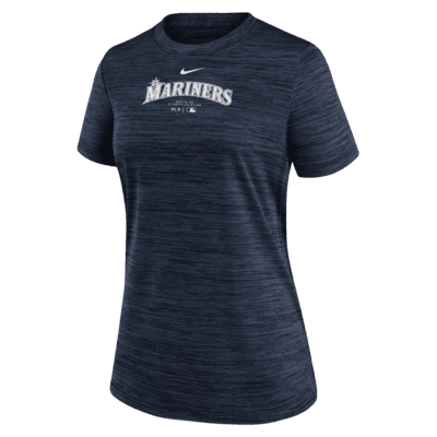 Seattle Mariners Authentic Collection Practice Velocity Women's Nike Dri-FIT MLB T-Shirt