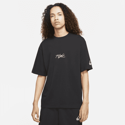 Camiseta Negra Con Logo Jordan Flight Essentials De Nike |
