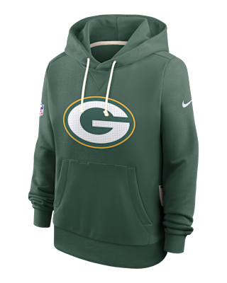 Женское худи Green Bay Packers Sideline Nike Dri-FIT NFL Pullover Hoodie