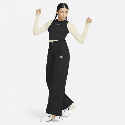 Débardeur court ajusté côtelé Nike Sportswear Chill Knit pour femme