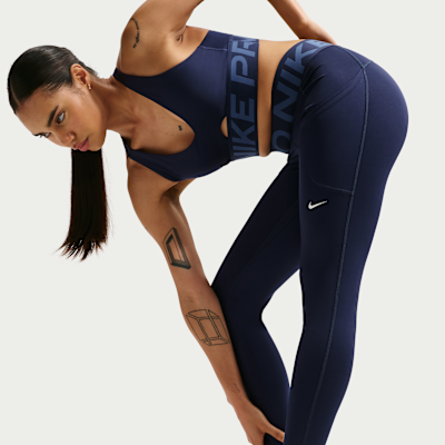 Leggings tiro alto de 7/8 con bolsillos para mujer Nike Pro Sculpt
