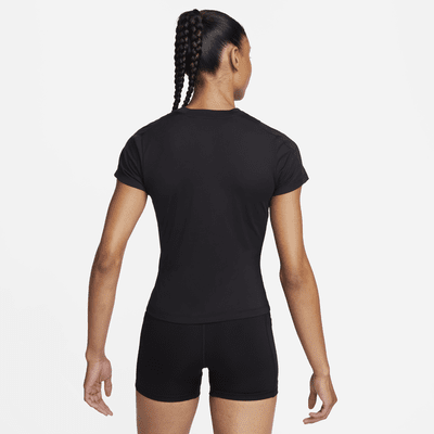 NikeCourt Advantage Dri-FIT tennistop met korte mouwen voor dames