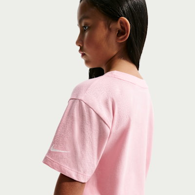 Conjunto de 2 piezas Tempo Dri-FIT para niños talla pequeña Nike Spring Into Floral