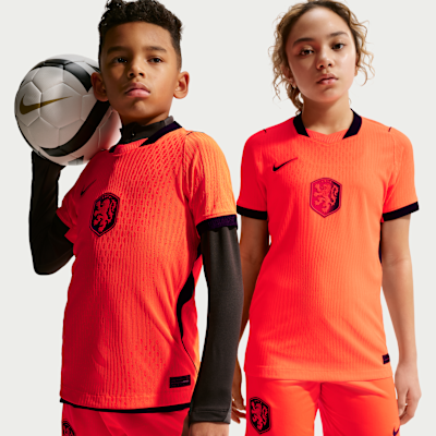 Netherlands 2026/27 Match Home Big Kids' Nike Aero-FIT Soccer Authentic Jersey from Nike - $155