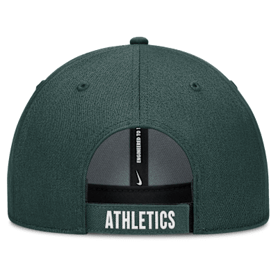 Athletics Club Gorra Nike Dri-FIT de la MLB ajustable para hombre