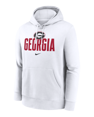 Мужское худи Georgia Bulldogs Primetime Club Campus Nike College Pullover Hoodie