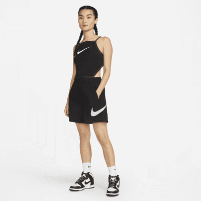 Shorts de tiro alto de tejido Woven para mujer Nike Sportswear Essential