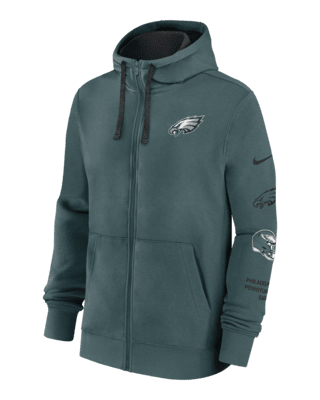 Мужское худи Philadelphia Eagles Club Nike NFL Full-Zip Hoodie