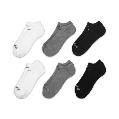 Nike Everyday Plus Cushioned Training No-Show Socks (6 Pairs)