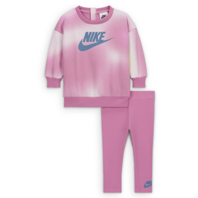 Nike Solarized Baby (12-24M) Crew and Leggings Set