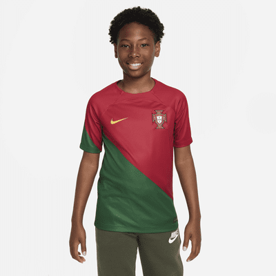 een experiment doen magneet Typisch Portugal 2022/23 Stadium Home Big Kids' Nike Dri-FIT Soccer Jersey. Nike.com