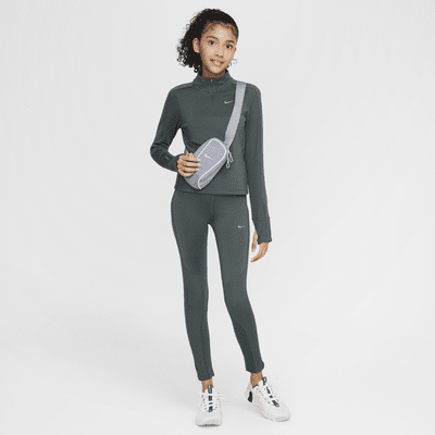 Leggings Nike Pro Therma-FIT med medelhög midja för tjejer