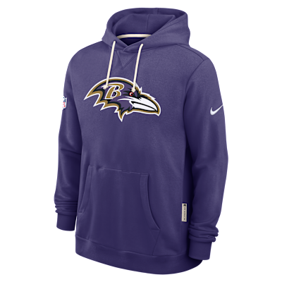 Baltimore Ravens Initial Home Sideline Men's Nike Dri-FIT NFL Pullover Hoodie