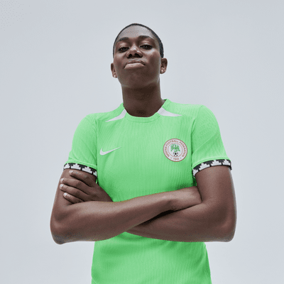 Jersey de fútbol Nike Dri-FIT de Nigeria local 2023 Stadium para mujer