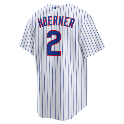 Jersey Nike de la MLB Replica para hombre Nico Hoerner Chicago Cubs