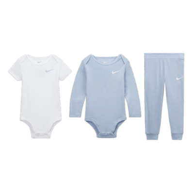 Nike Essentials Baby (12-24M) 3-Piece Bodysuit Set