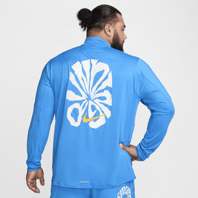 Ανδρική μπλούζα Dri-FIT για τρέξιμο με φερμουάρ στο 1/4 του μήκους Nike Run Energy