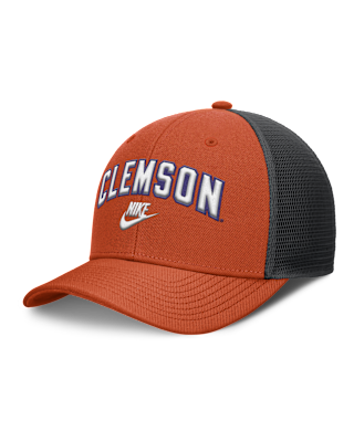 Мужские  Clemson Legacy Arch Rise Nike Dri-FIT College Trucker Adjustable Hat