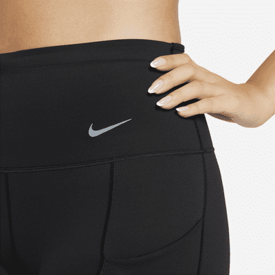 Nike Go Leggings de 7/8 de sujeción firme con bolsillos - Mujer