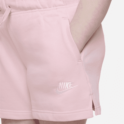 Nike Sportswear Club Big Kids' (Girls') French Terry Shorts (Extended Size)